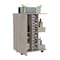 Tuhome Bar Cart, Two External Shelves, Four Casters, Six Built-in Wine Rack, Single Door Cabinet Light Gray MBZ5233 - alternate 5